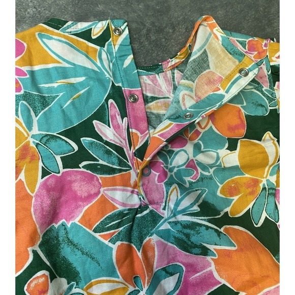 Carter's Tropical Jersey Romper For Summer Baby Girl Size 18 Months - Picture 6 of 9